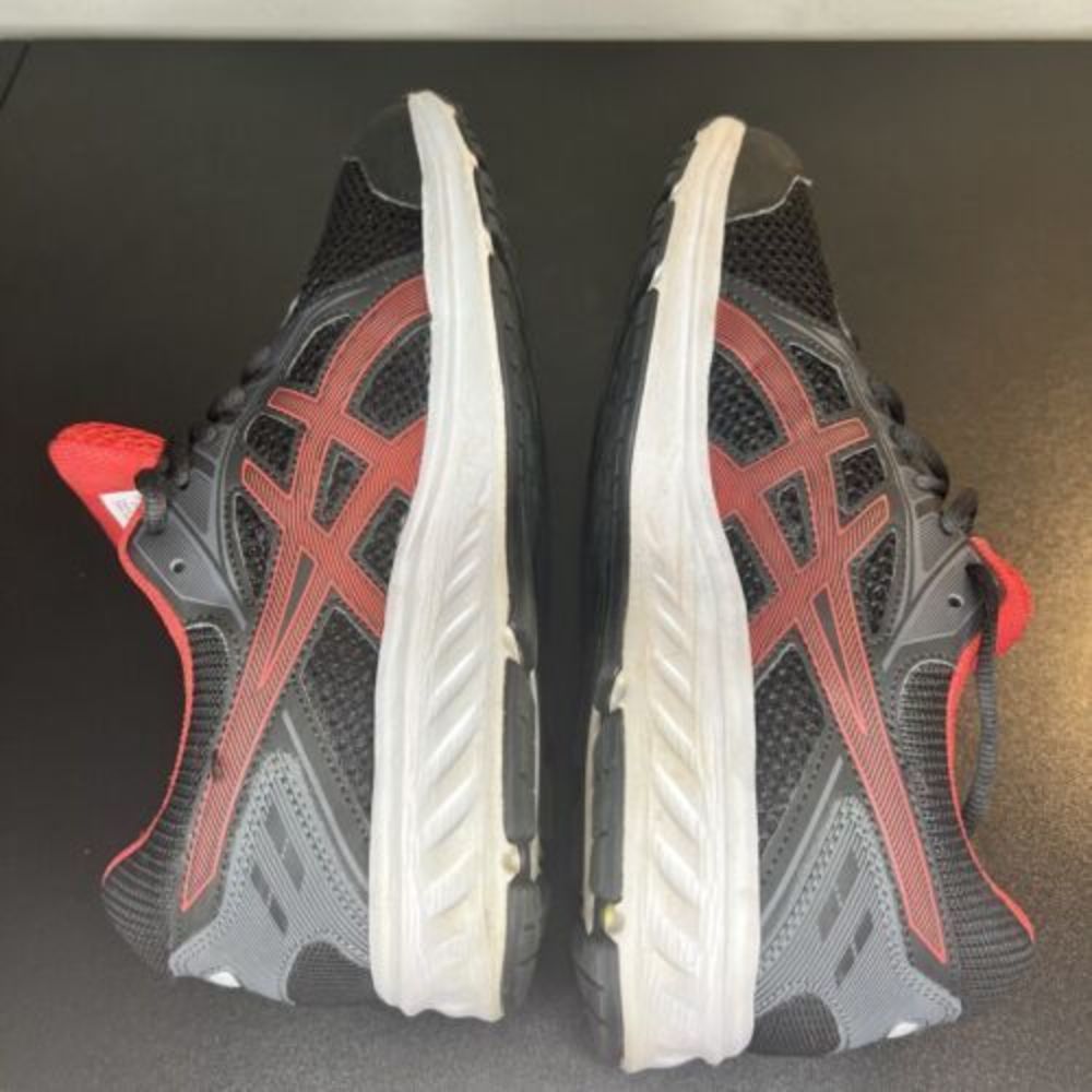 Asics Mens Size 8.5 Jolt 2 Running Shoes 1011A167 Red/Black Lace Up Sneakers - Picture 9 of 10